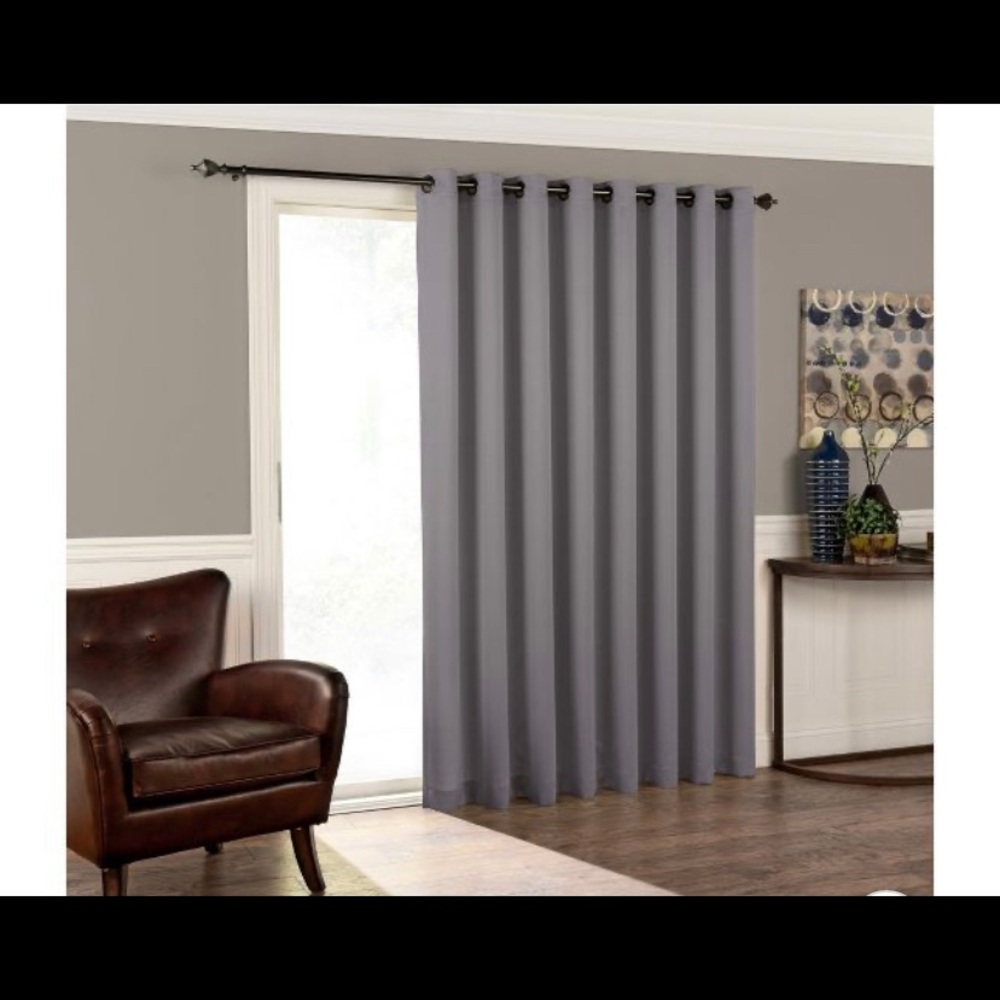Eclipse Tricia Room Patio Door Panel Grey (100x84)